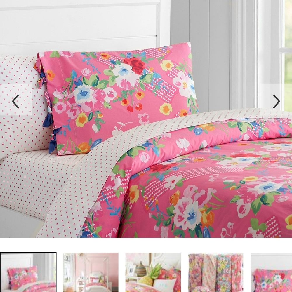 Pottery Barn Kids Twin Size Pia Duvet And Sham
